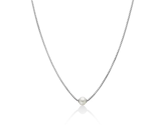 Collana Miluna Donna I Gioielli Di Miss Italia in Argento Perla PCL6657B - PCL6657B